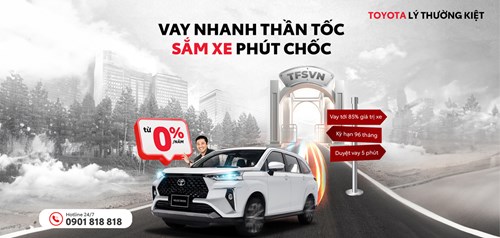 Vay mua xe Toyota