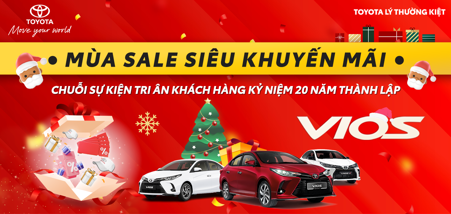 MUA XE VIOS 2022 GIẢM TIỀN MẶT, ƯU ĐÃI KHỦNG - MÙA SALE SIÊU KHUYẾN MÃI