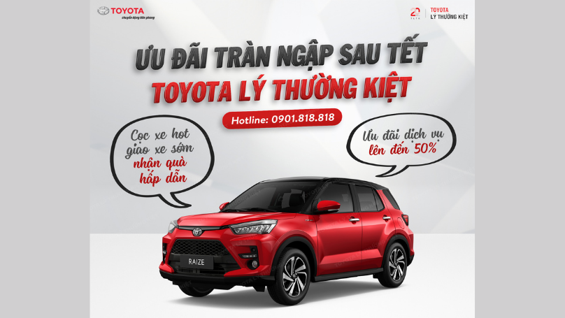 ƯU ĐÃI HOT THÁNG 3 KHI MUA XE MỚI, NHIỀU CHƯƠNG TRÌNH KHUYẾN MÃI DỊCH VỤ HẤP DẪN