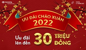MỪNG XUÂN 2022 - MUA XE NHẬN LOẠT ƯU ĐÃI TỪ TOYOTA LÝ THƯỜNG KIỆT