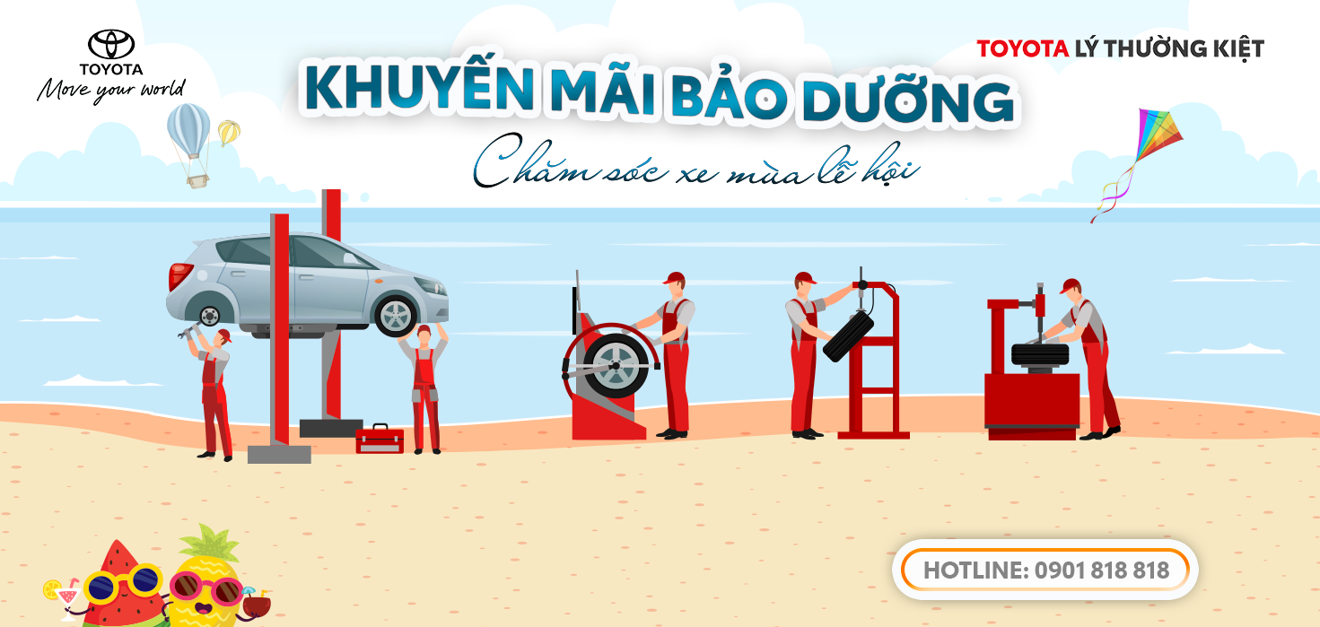 KHUYẾN MÃI SỬA CHỮA, BẢO DƯỠNG MÙA ĐẠI LỄ 30/4 & 1/5