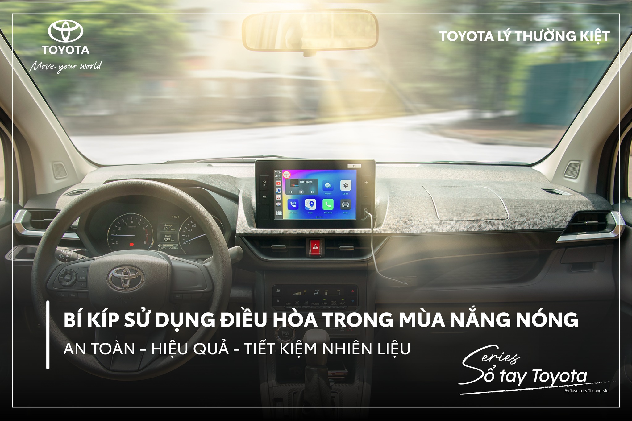  BÍ KÍP SỬ DỤNG ĐIỀU HÒA Ô TÔ TRONG MÙA NẮNG NÓNG 