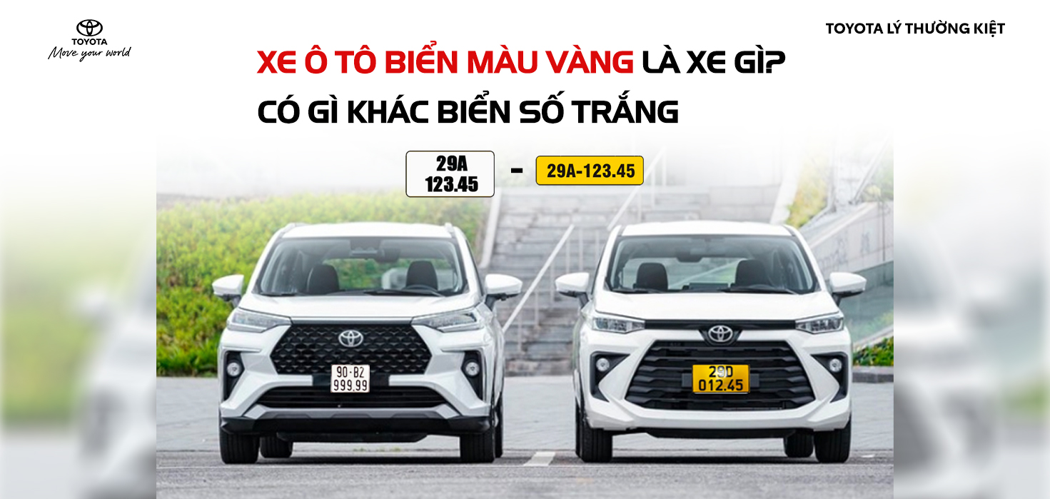 XE BIỂN SỐ VÀNG LÀ GÌ? KHÁC GÌ BIỂN SỐ TRẮNG?