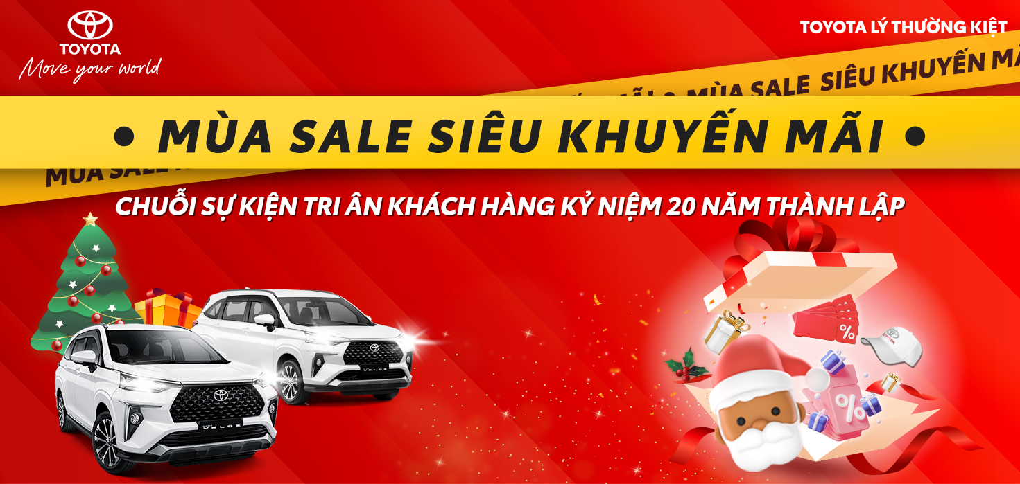 MUA TOYOTA VELOZ CROSS ƯU ĐÃI LỚN NHẤT NĂM - MÙA SALE SIÊU KHUYẾN MÃI