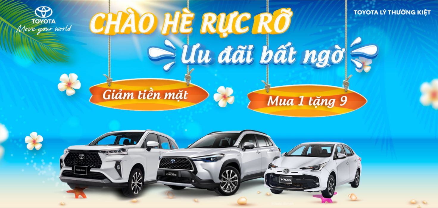 TOP 4 XE TOYOTA NHIỀU ƯU ĐÃI NHẤT THÁNG 6