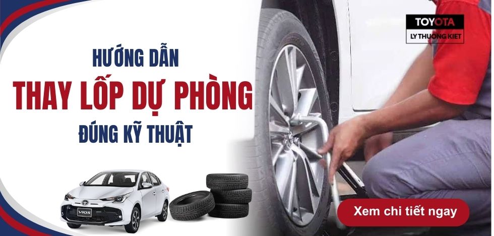 HƯỚNG DẪN THAY LỐP DỰ PHÒNG XE Ô TÔ ĐÚNG KỸ THUẬT